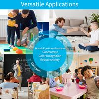 Éducatif Autisme interactif Soft Gel Liquid Play Mats Hexagon Sensory Fidget Liquid Motion Tiles