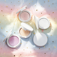 Poudre illuminatrice pour le visage, maquillage végan, logo personnalisé, marque privée, palette de pigments illuminants