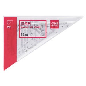 Deli Triangle Ruler Set 18/23/28cm 30/45 Degree For Drawing Office Use - Product Image 5