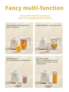 美的榨汁机家用多功能便携式小型奶昔杯水果搅拌料理304钢刀片0.6L容量低速 - Product Image 3