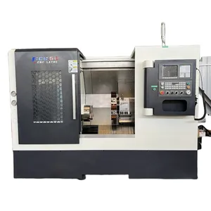 high precision heavy duty horizontal automatic slant bed lathe cnc turning lathe with 12position tool magazine