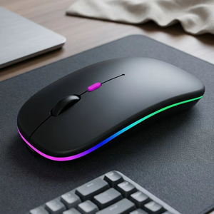 CE ROHS Stock Portable Mini Ultra-thin <b>bluetooth</b> 2.4ghz Wireless Ergonomic <b>Mouse</b> <b>bluetooth</b> Rechargeable <b>Mouse</b> - Product Image 1