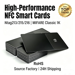 TAP To Go RFID NFC chipm นามบัตรโลหะ13.56MHz สำหรับสมาชิกที่ได้รับการรับรองมาตรฐาน ISO - Product Image 1