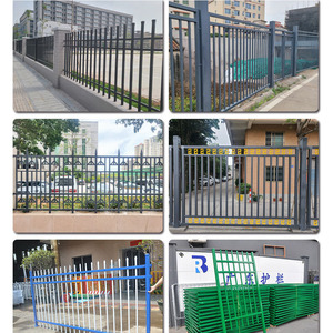 סיטונאי אבץ מגולוון גדר פלדה וילה מגורים יצוק ברזל טובלה גינה הגדר אתר בנייה הגדר