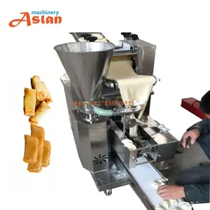 Frozen Manti Dumpling Machine/triangle dumpling filling making machine/ samosa small size making machine