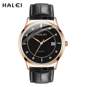 Montre à quartz HALEI pour homme, nouvelle collection, cadran diamanté, étanche 3 ATM, mouvement japonais, vente en gros, livraison directe - Product Image 3