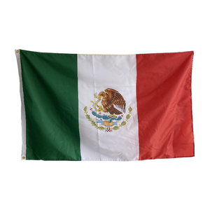 Artículo decorativo <span class=keywords><strong>de</strong></span> la bandera <span class=keywords><strong>de</strong></span> México <span class=keywords><strong>de</strong></span> poliéster grande <span class=keywords><strong>de</strong></span> 3x5 pies al por mayor para uso en coche y agencia <span class=keywords><strong>de</strong></span> viajes - Product Image 1
