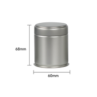 Boîte en métal gaufrée personnalisable pour thé matcha de qualité alimentaire, avec étiquette, couvercle en plastique, 30g, pour snacks, vente en gros