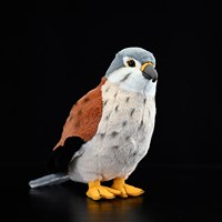 Juguetes de Peluche de Águila Roja de Simulación Personalizados OEM/ODM, Animales de Peluche de 25 cm para Exhibición en Museos, Colección Cultural, Recuerdo Turístico