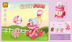MOE divertido eléctrico simulación alimentación caminar mascota conejo gato perro mochila conjunto interactivo peluche compañero juguete para niñas - Product Image 3