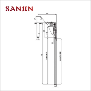 Mitsubishi Thang Máy 2-Panel Trung Tâm Mở VVVF Cửa Điều Hành SJ-XEK-9011(60) - Product Image 3