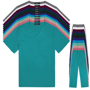 ชุดเครื่องแบบคลินิกทันตกรรมชุดเครื่องแบบขัดหลายกระเป๋าชุดยูนิฟอร์มสำหรับพยาบาลทำงานในโรงพยาบาล - Product Image 3