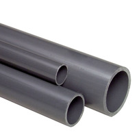 Penjualan Baru Pipa Tekanan Drainase Warna Abu-abu PN6 200Mm Casing PVC Bawah Tanah Harga Pipa