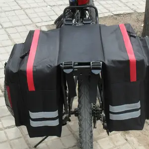 RTS حقيبة دراجة مقاومة للماء حقيبة دراجة دراجة الرف الخلفي سعة كبيرة حقيبة دراجة