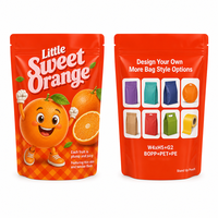 Sacs refermables en plastique laminé avec fermeture éclair, emballage pour produits comestibles, anti-odeur, bonbons gélifiés, sacs Mylar de 3,5 g, impression personnalisée