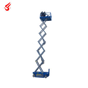 Elevador de tijera de elevación media Elevador eléctrico hidráulico Plataformas de trabajo de elevación de tijera móvil - Product Image 1