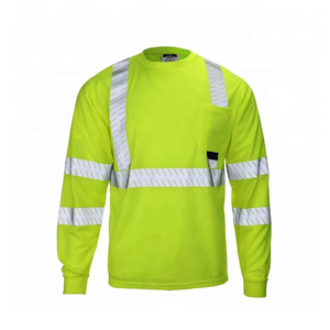 Maglietta da Lavoro Riflettente Classe 3 con Trasferimento Termico, Alta Visibilità, Personalizzabile, Fluorescente, per Uomo, <span class=keywords><strong>Edilizia</strong></span> - Product Image 3