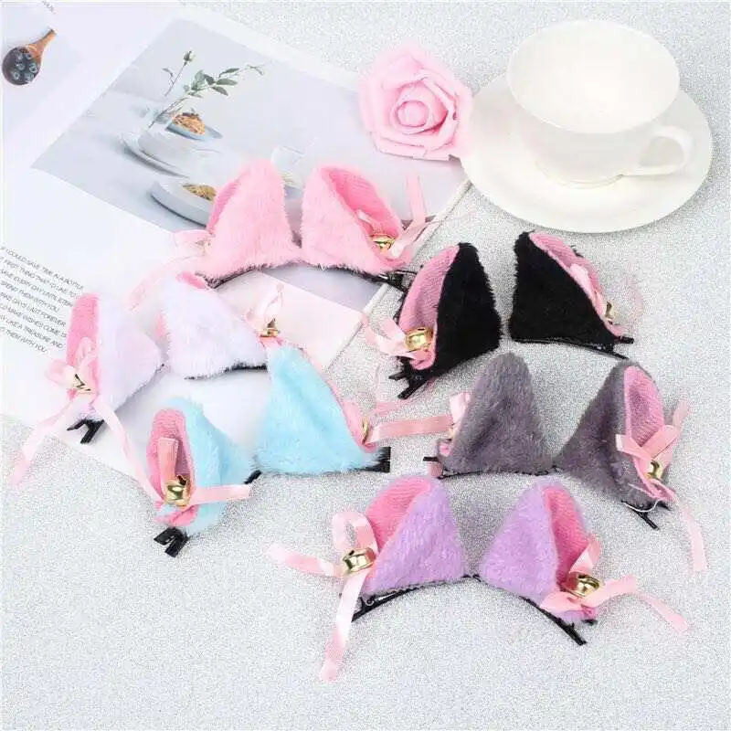 Kawaii Cat Ear Hair Clip Sexy Cosplay Anime Headband Halloween Costume Accessories