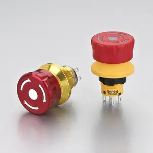 Factory Direct Emergency Stop Button Switch E Stop Switch for EV Charging Pile, Robot, etc. Quick Action