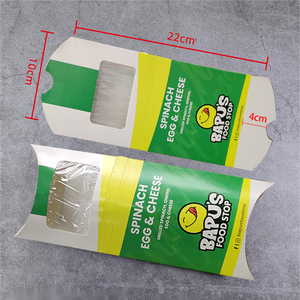 Boîte à shawarma au design créatif, forme d'oreiller, emballage pour crêpes, roti, tacos, boîtes pour nourriture <span class=keywords><strong>de</strong></span> rue, boîtes pour burritos, tacos - Product Image 6