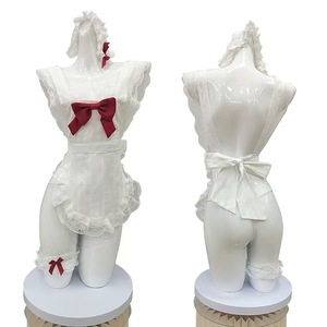 Платье-бэбидолл с открытой спиной и ягодицами, милое и сексуальное белье в стиле горничной для интимных игр в спальне - Product Image 2