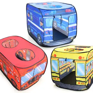 Tiktok Hot Selling Children's Tent Game House Indoor and Outdoor Family Car Theme Toys Easy Folding Small House