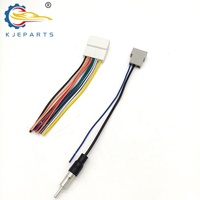 Faisceau de câblage audio modifié pour automobile, adaptateur 20 broches avec câble de connexion d'antenne pour autoradio Nissan