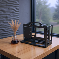 Socooler KOL Blogger Recommandé SOC-G-Y240 ITX PC Gaming Cabinet Rack RTX 3070 GPU Alliage d'aluminium avec fenêtre de panneau latéral