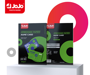 กระดาษภาพถ่าย <span class=keywords><strong>JOJO</strong></span> Factory A4 แบบสองหน้า 300 แกรม เคลือบเงา ลายนูน กันน้ำ สำหรับเครื่องพิมพ์อิงค์เจ็ท ป้ายชื่อ นามบัตร แบบแกะสลัก - Product Image 4