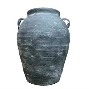 Vase de sol Amphora pour fleurs, pot en argile antique en fibre de verre, urnes vases au design rétro pour hôtel/<span class=keywords><strong>décoration</strong></span> intérieure - Product Image 2