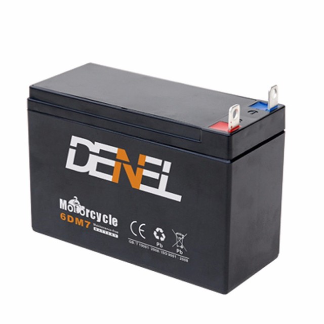 Factory Supplier 12V 7AH Wholesale Lead Acid Battery for Lawn Mower