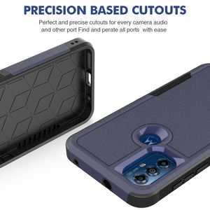 Fabricante gran oferta funda resistente a prueba de caídas que disipa los golpes protección de 2 capas para <span class=keywords><strong>Motorola</strong></span> G play 2023 defender Survivor - Product Image 5