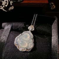 Bijoux élégants de haute qualité pour femmes, bagues, colliers et bracelets en cabochon blanc et jaune scintillant