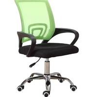 Chaise de bureau moderne réglable en maille haute avec base coulissante, forte capacité de charge, accoudoirs fixes en nylon, pieds en métal galvanisé, usage commercial