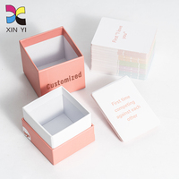 Jeu de cartes pleine conscience à impression personnalisée en couleur avec boîte rose jeu de cartes de motivation cartes de jeu pour couple