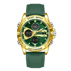 <span class=keywords><strong>ONTHEEDGE</strong></span> Montre de luxe pour homme en cuir, étanche, lumineuse, avec date, montre-bracelet à quartz pour homme, Relogois Masculino - Product Image 5