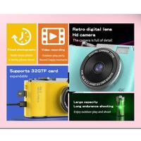 Kamera Digital anak portabel kecil 2.4 ", kamera ganda 720P, merekam Video game 800mAh