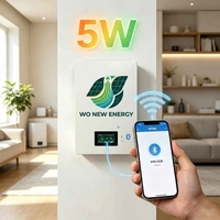 Batterie murale 5 kWh en stock UE 51,2 V 100 Ah LiFePO4 avec BMS pour stockage d'énergie domestique