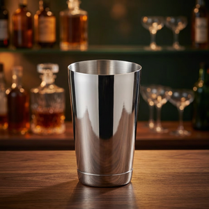 Shaker Boston en acier inoxydable, shaker à cocktail moderne, outil de bar réutilisable - Product Image 2