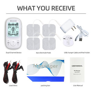 Unit Stimulator otot <span class=keywords><strong>TENS</strong></span> EMS, peralatan perawatan kesehatan palu untuk produk pijat pereda nyeri tubuh umum - Product Image 3