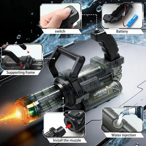 Pistolet à eau électrique <span class=keywords><strong>Gatling</strong></span> rotatif lumineux automatique, jouet très populaire - Product Image 5