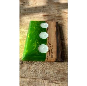 เชิงเทียนทำมือจากเรซิ่นและไม้ คุณภาพพรีเมียม ทนทาน ไม้ผสมเรซิ่น ดีไซน์ศิลปะ สวยงามสมบูรณ์แบบ - Product Image 6