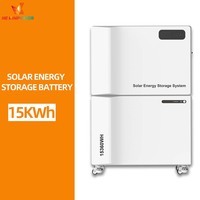 Système de Stockage d'Énergie Domestique 15 kWh - Batterie LiFePO4 51,2 V, Décharge 200 A, Onduleur Hybride 5,5 kW, MPPT 100 A pour le Système de Répartition Quotidienne