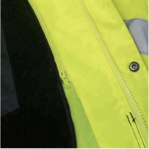 Hot Bán 3-Trong-1 Hi-VIS Tương Phản Áo Khoác Không Thấm Nước Cao Khả năng Hiển thị Áo Khoác Ở Một Mức Giá - Product Image 6