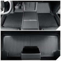 Tapis de sol pour Tesla Model Y Juniper, accessoires, ensemble de 8 tapis de sol avec tapis de coffre arrière, tapis de coffre avant, tapis de seuil de porte