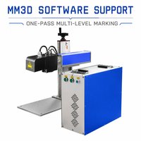 Machine de marquage laser fibre 3D 100W à prix d'usine, refroidie par air, profondeur de gravure MM3D, JPT MOPA Galvo pour métal, pierre, PLT/BMP/AI/DWG/DST