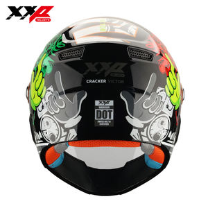 หมวกกันน็อคเด็กแบบเปิดคางได้ รุ่นใหม่ วัสดุ ABS ตัวล็อคแบบปลดเร็ว ขนาด XXL XXP CRACKER VICTOR ลายกราฟิก สำหรับทุกฤดู - Product Image 3