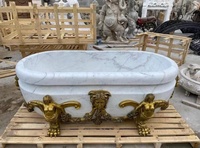 Baignoire en Bronze avec tête de lion