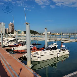 浮船坞Solor光海洋跨渠道套件钢框架铝浮船浮桥船帆船