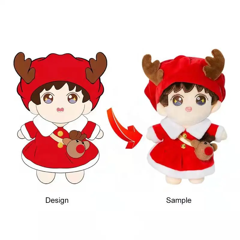 Produsen Mainan Boneka Mewah Korea Kustom Boneka Popi Bintang Korea Selatan